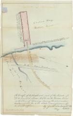Survey of lands under water for Clement C. Moore
