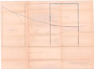 Survey of lands under water for Lawrence Myers