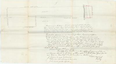 Survey of lands under water for Charles Weekes &amp; James Weekes