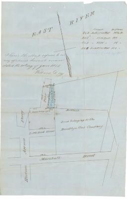 Survey of lands under water for Cyrus P. Smith &amp; William F. Bulkley