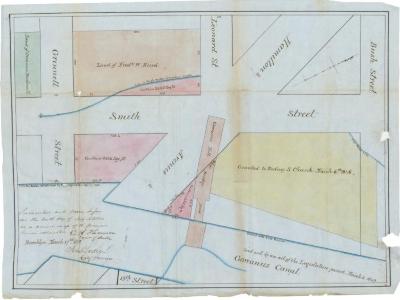 Survey of lands under water for Frederick W. Hurd