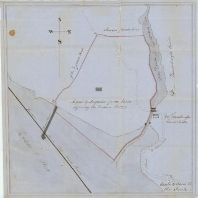 Survey of lands under water for Augustus James