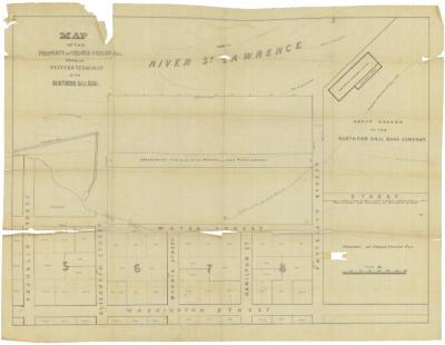 Survey of lands under water for George Parish