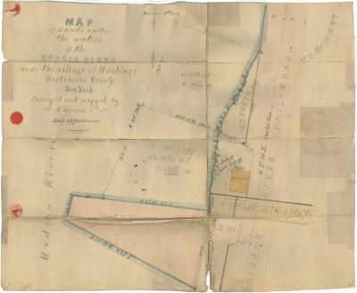 Survey of lands under water for Isaac Lefurgy &amp; John M. Schlosser