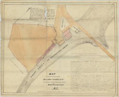 Survey of lands under water for William H. Bowne
