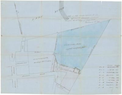 Survey of lands under water for Henry Ruggles
