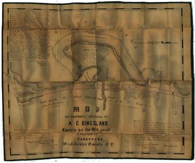 Survey of lands under water for Ambrose C. Kingsland