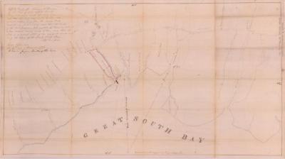 Survey of lands under water for Fredwell O. Smith