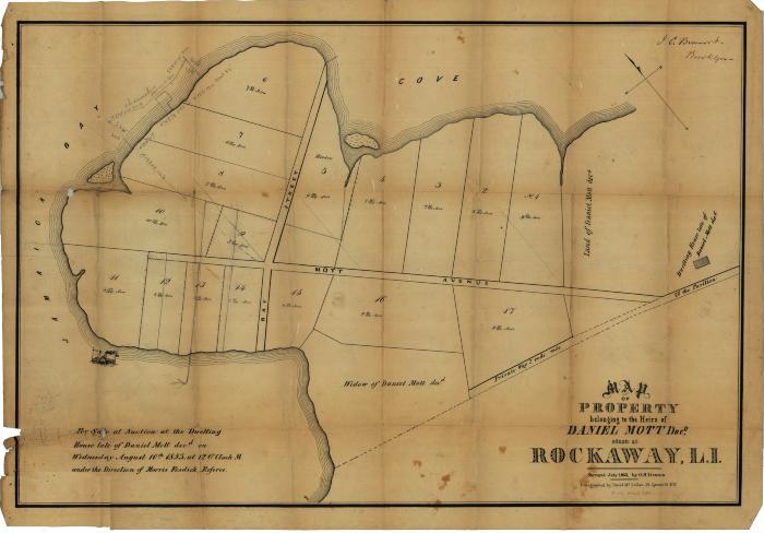 Survey of lands under water for James C. Brevoort