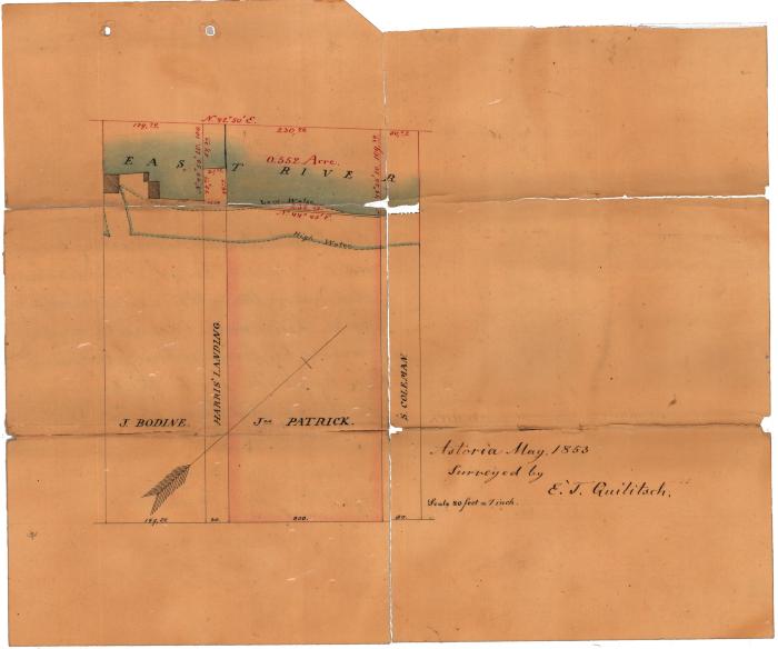 Survey of lands under water for James Patrick