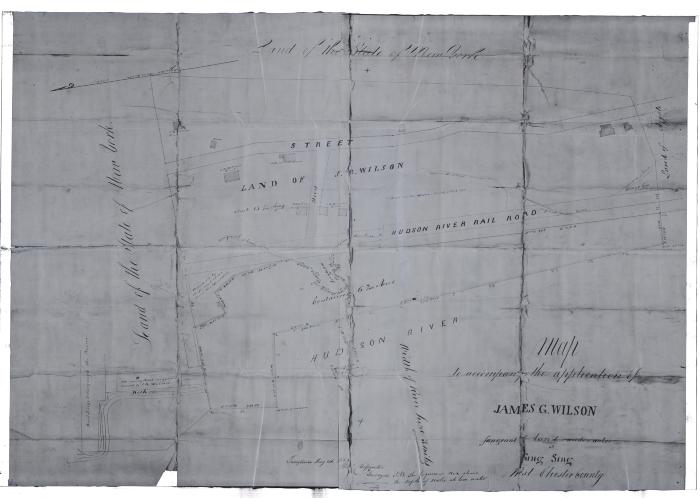 Survey of lands under water for James G. Wilson