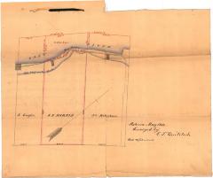 Survey of lands under water for John S. Harris