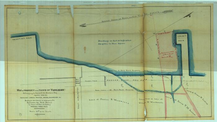 Survey of lands under water for James P. M. Stetson