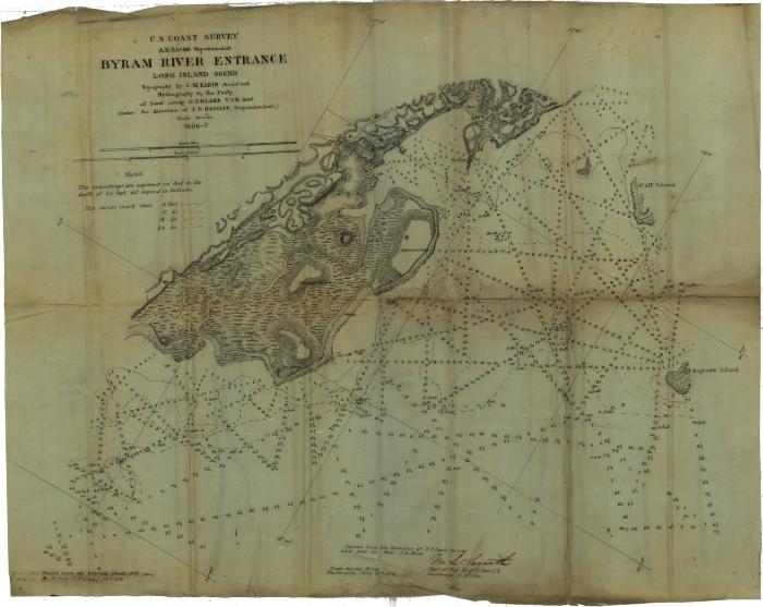 Survey of lands under water for Charles T. Cromwell