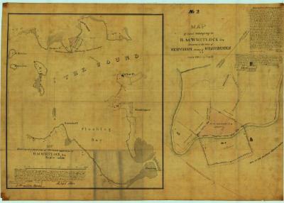 Survey of lands under water for Benjamin M. Whitlock