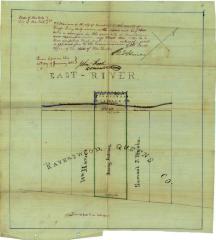 Survey of lands under water for Loring Andrews