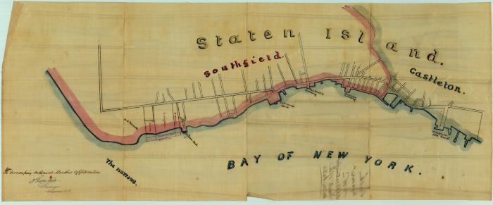 Survey of lands under water for Daniel Low