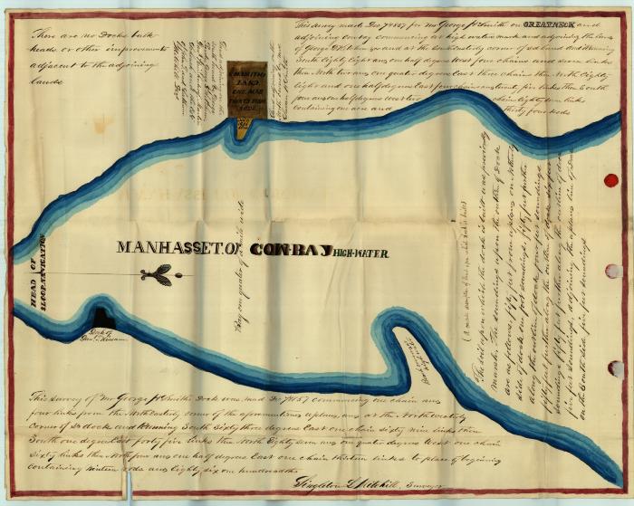 Survey of lands under water for George H.Smith