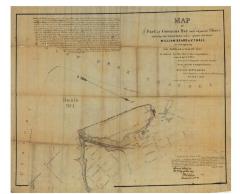 Survey of lands under water for William Beard &amp; Valentine Hall