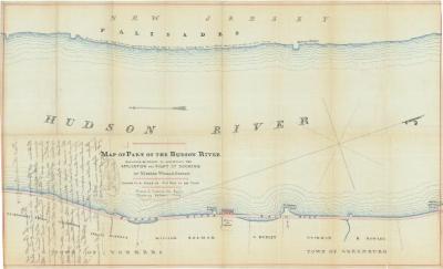 Survey of lands under water for John B. Wells &amp; Stephen H. Provost