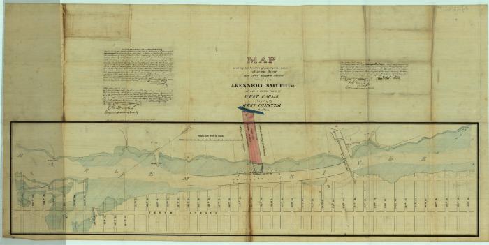 Survey of lands under water for J. Kennedy Smyth