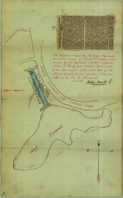 Survey of lands under water for Robert Craighead