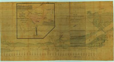 Survey of lands under water for Lewis G. Morris