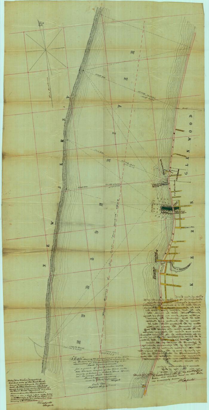 Survey of lands under water for Thomas Lawrence