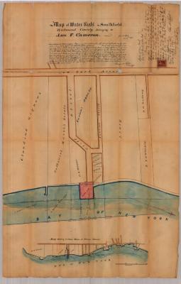 Survey of lands under water for Ann F. Cameron