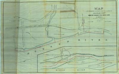 Survey of lands under water for Henry Burden