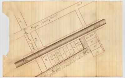 Survey of lands under water for Stephen W. Howell