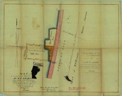 Survey of lands under water for William F. Bearns