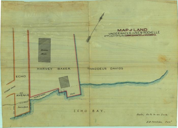 Survey of lands under water for Town of New Rochelle