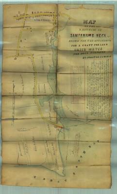 Survey of lands under water for James H. Carll &amp; Martin Willets