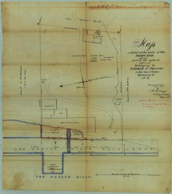 Survey of lands under water for Stephen H. Provost