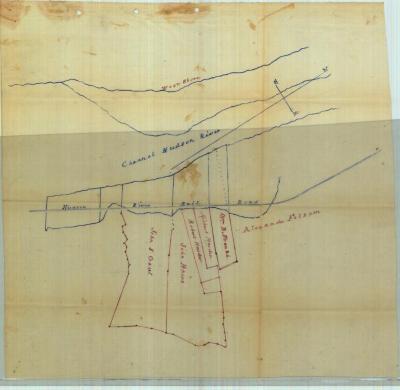 Survey of lands under water for William B. French