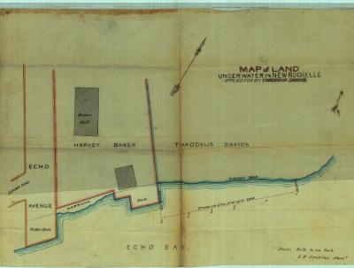 Survey of lands under water for Thaddeus Davids