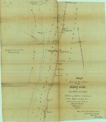 Survey of lands under water for Hudson River Steam Sugar Refining Company