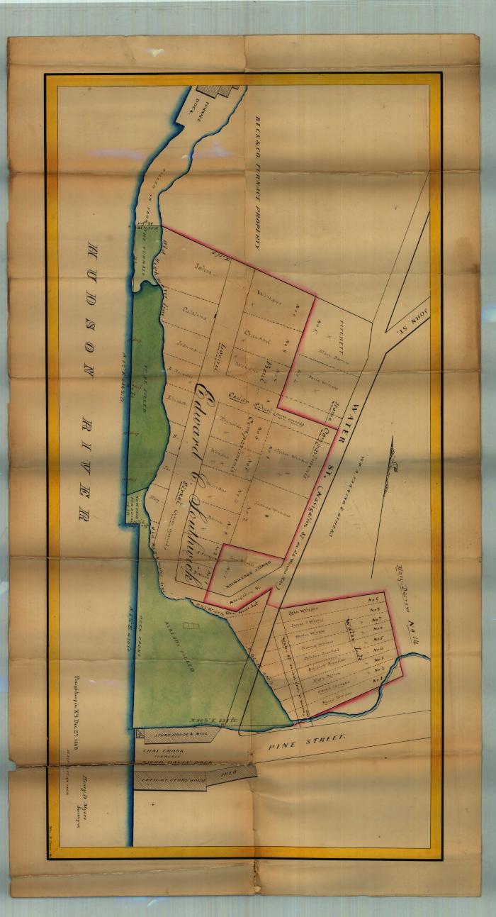 Survey of lands under water for Edward C. Southwick