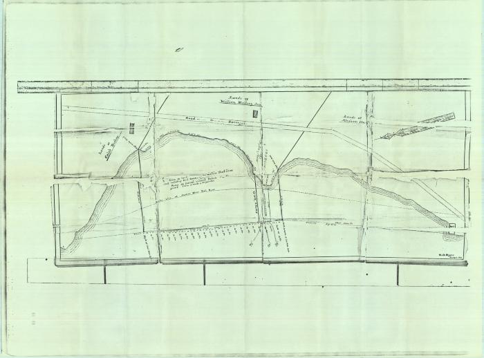 Survey of lands under water for Augustus Hurd &amp; William Mallory