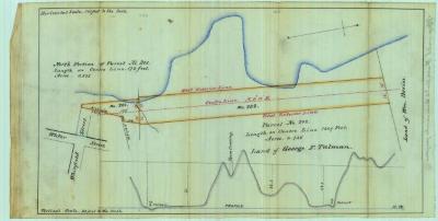 Survey of lands under water for Fallkill Iron Works