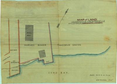 Survey of lands under water for Town of New Rochelle