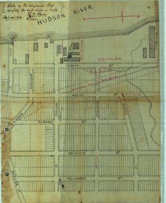 Survey of lands under water for Fallkill Iron Works