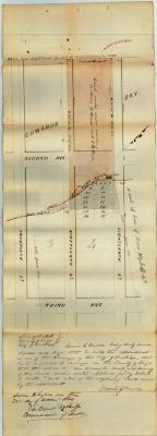 Survey of lands under water for Robert C. Bell