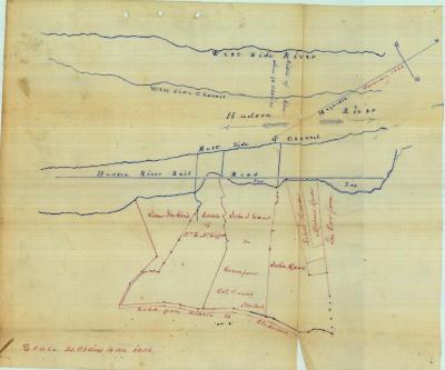 Survey of lands under water for John I. Gaul