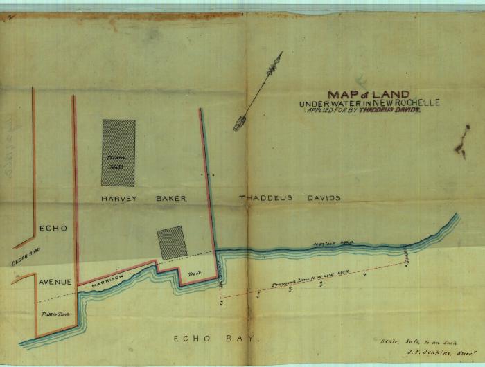 Survey of lands under water for Thaddeus Davids