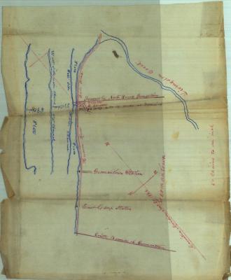 Survey of lands under water for Town of Germantown