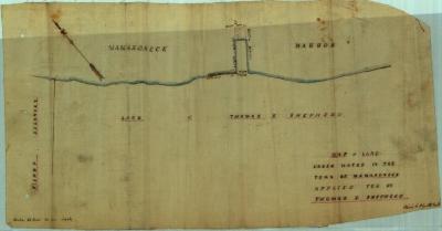 Survey of lands under water for Thomas S. Shepherd