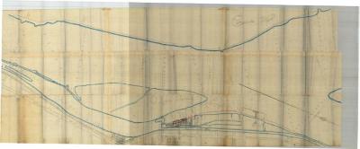 Survey of lands under water for Thomas Thorton &amp; Thomas Chester