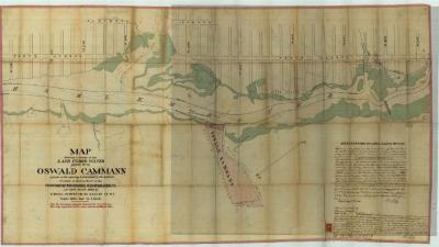 Survey of lands under water for Oswald Cammann